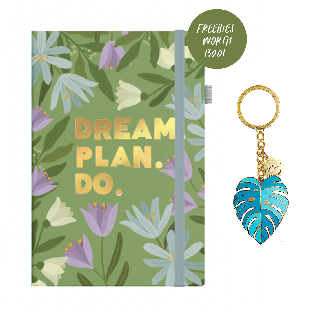 Dream.Plan.Do Floral Planner - Undated Organizational Tool