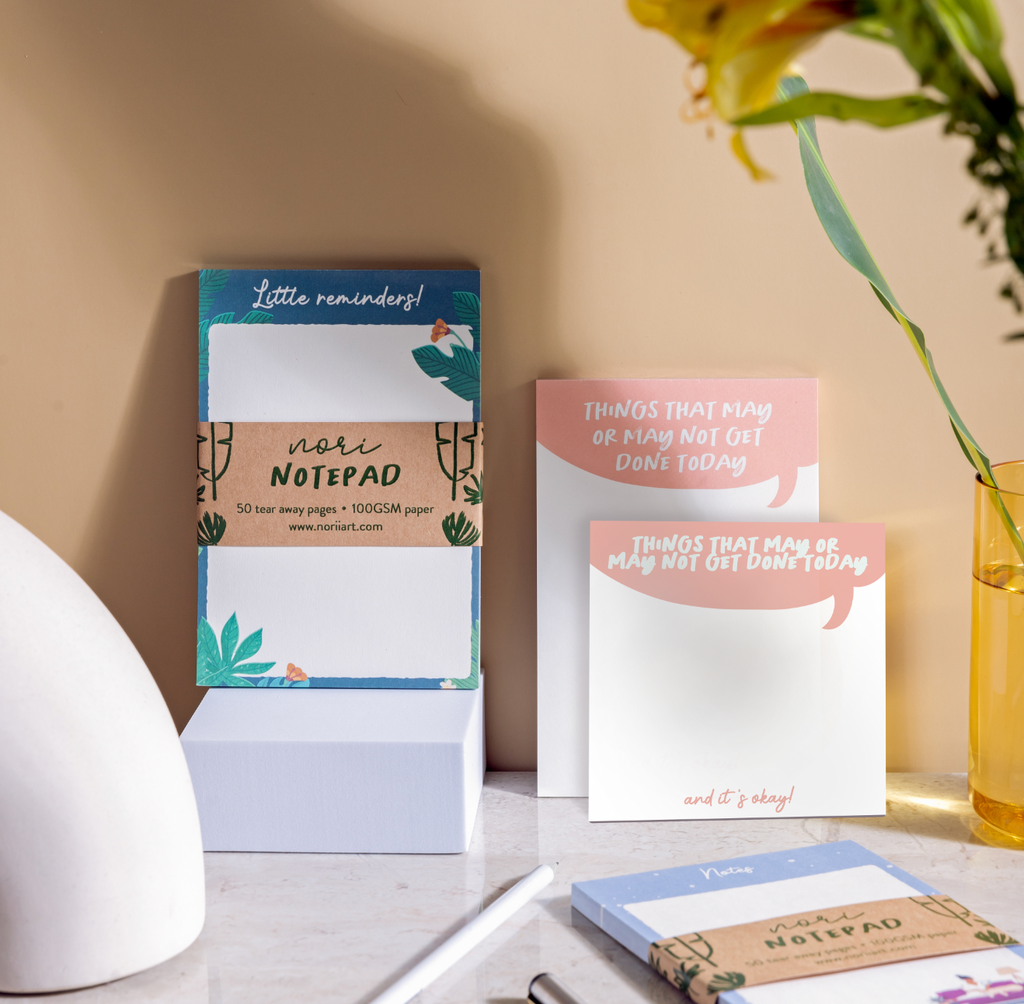 Botanical Sketch Notepad - Artistic Stationery